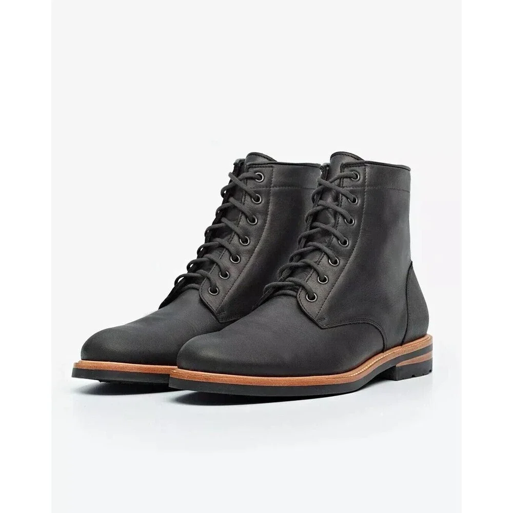 NISOLO MEN'S ALL WEATHER ANDRES SUEDE BOOTS BLACK SZ‎ 11.5 $280 NIB